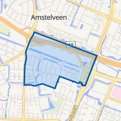 Kaart van Van der Leekbuurt