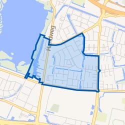 Kaart van Populierenbuurt