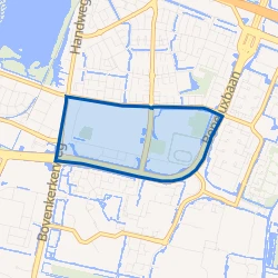 Kaart van Startbaanbuurt