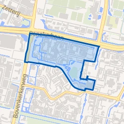 Kaart van Beroepenbuurt