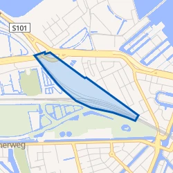 Kaartje van Zaanstraat emplacement
