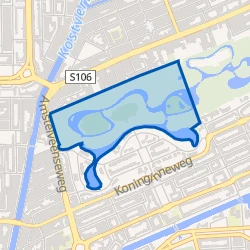 Kaartje van Vondelpark-West