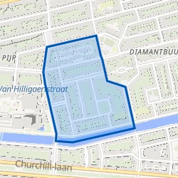 Kaart van BurgemeesterTellegenbuurt-West