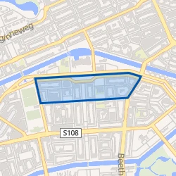 Kaart van Minervabuurt-Noord