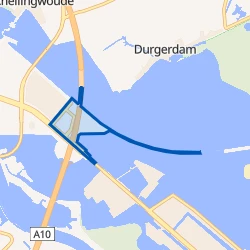 Kaartje van Oostpunt Zeeburgereiland