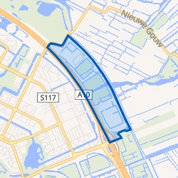 Kaartje van Noorderstrook-Oost