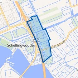 Kaartje van Schellingwoude-Noord