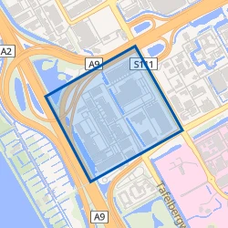 Kaartje van Amstel III deel C/D-Zuid