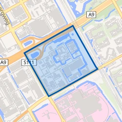 Kaart van Amstel III deel A/B-Zuid