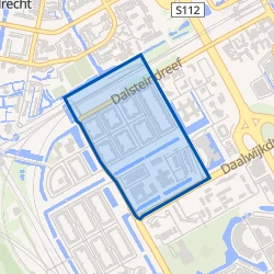 Kaart van Venserpolder-Oost