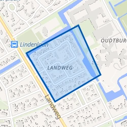 Kaart van Landweg