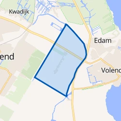 Kaart van Purmerpolder