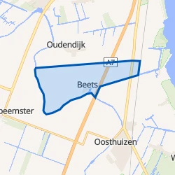 Kaart van Beets