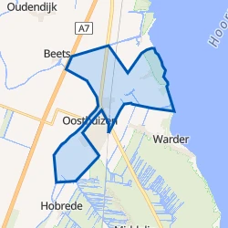 Kaart van Oosthuizen