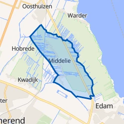 Kaart van Middelie