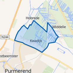 Kaart van Kwadijk