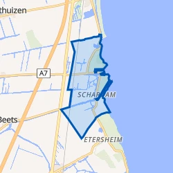 Kaart van Schardam