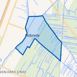 Kaart van Hobrede