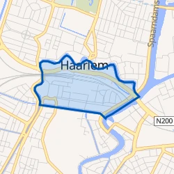 Kaart van Stationsbuurt