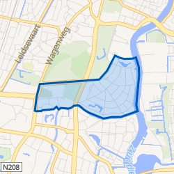 Kaart van Zuiderhout
