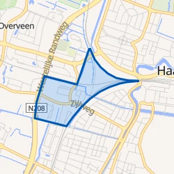 Kaart van Bloemenbuurt