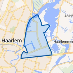 Kaart van Waarderpolder