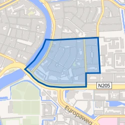 Kaart van Karolingenbuurt