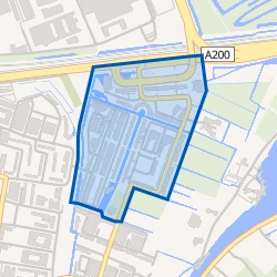 Kaart van Zuiderpolder-noord