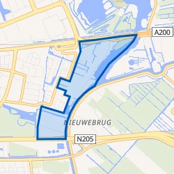 Kaart van Buitengebied Zuiderpolder