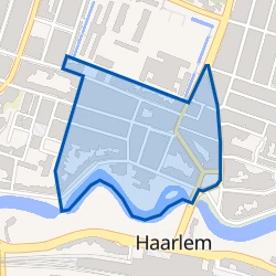 Kaart van Frans Halsbuurt