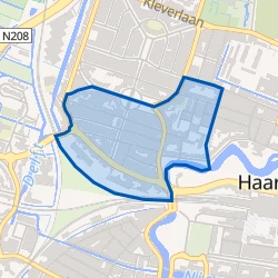 Kaart van Kleverpark-zuid