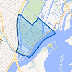 Kaartje van Spaarndammerpolder-zuid