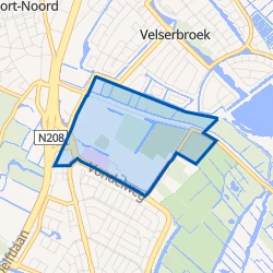 Kaart van Van der Aart sportpark