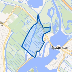 Kaartje van Oude Spaarndammerpolder