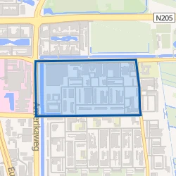 Kaart van Geleerdenbuurt