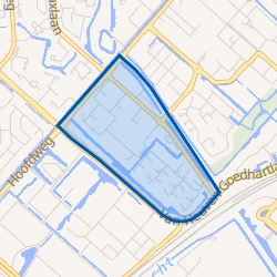Kaart van Hoofddorp Graan voor Visch