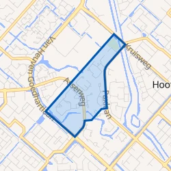 Kaart van Hoofddorp Pax West