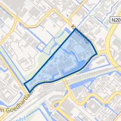 Kaart van Hoofddorp Hyde Park