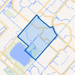 Kaart van Hoofddorp Toolenburg West