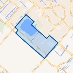 Kaart van Hoofddorp Toolenburg Zuid