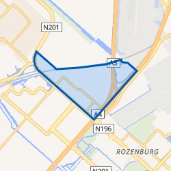 Kaartje van Hoofddorp De Hoek
