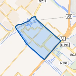 Kaartje van Hoofddorp Beukenhorst Oost