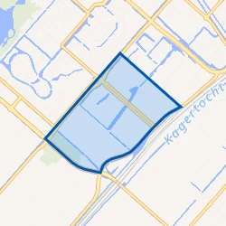 Kaart van Hoofddorp De President
