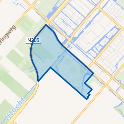 Kaartje van Hoofddorp Buiten