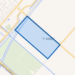 Kaart van Nieuw-Vennep 't Kabel