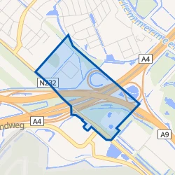 Kaartje van Badhoevedorp Schuilhoeve