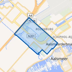 Kaartje van Rozenburg Omgeving