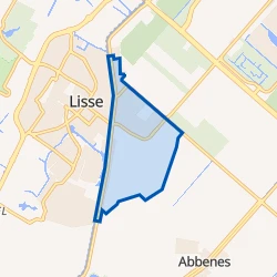Kaart van Lisserbroek