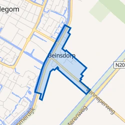 Kaart van Beinsdorp