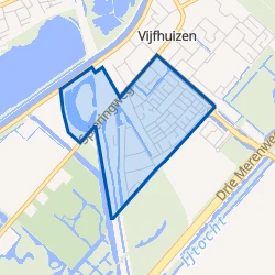 Kaart van Vijfhuizen Stellinghof
